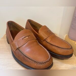 Brooks Brothers Tan Leather Penny‎ Loafers size 10